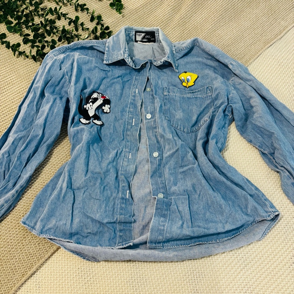 Warner Bros. Denim Shirt - Blue